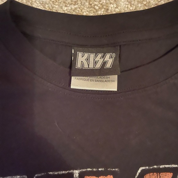 Kiss Black T Shirt Size Large - Picture 2 of 6